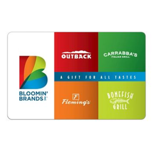 Bloomin Brands eGift Card $25.00