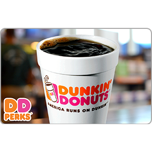 Dunkin' Donuts eGift Card $25.00